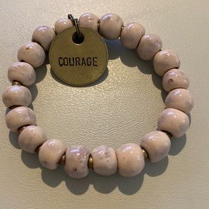 Simbi Haiti bracelet courage charm
